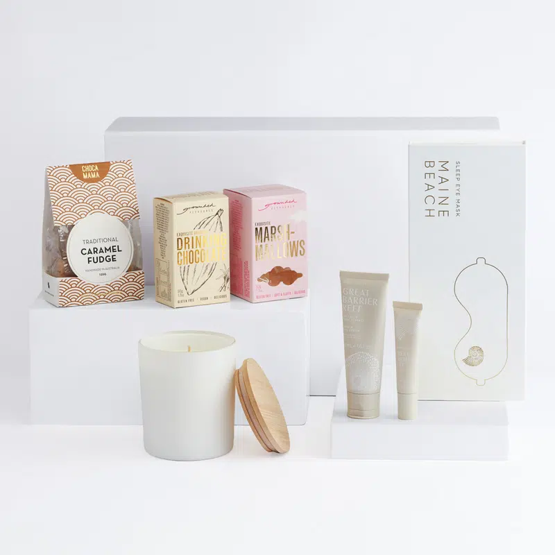 The Rest and Indulge – Gift Sets – available in black, white colours
