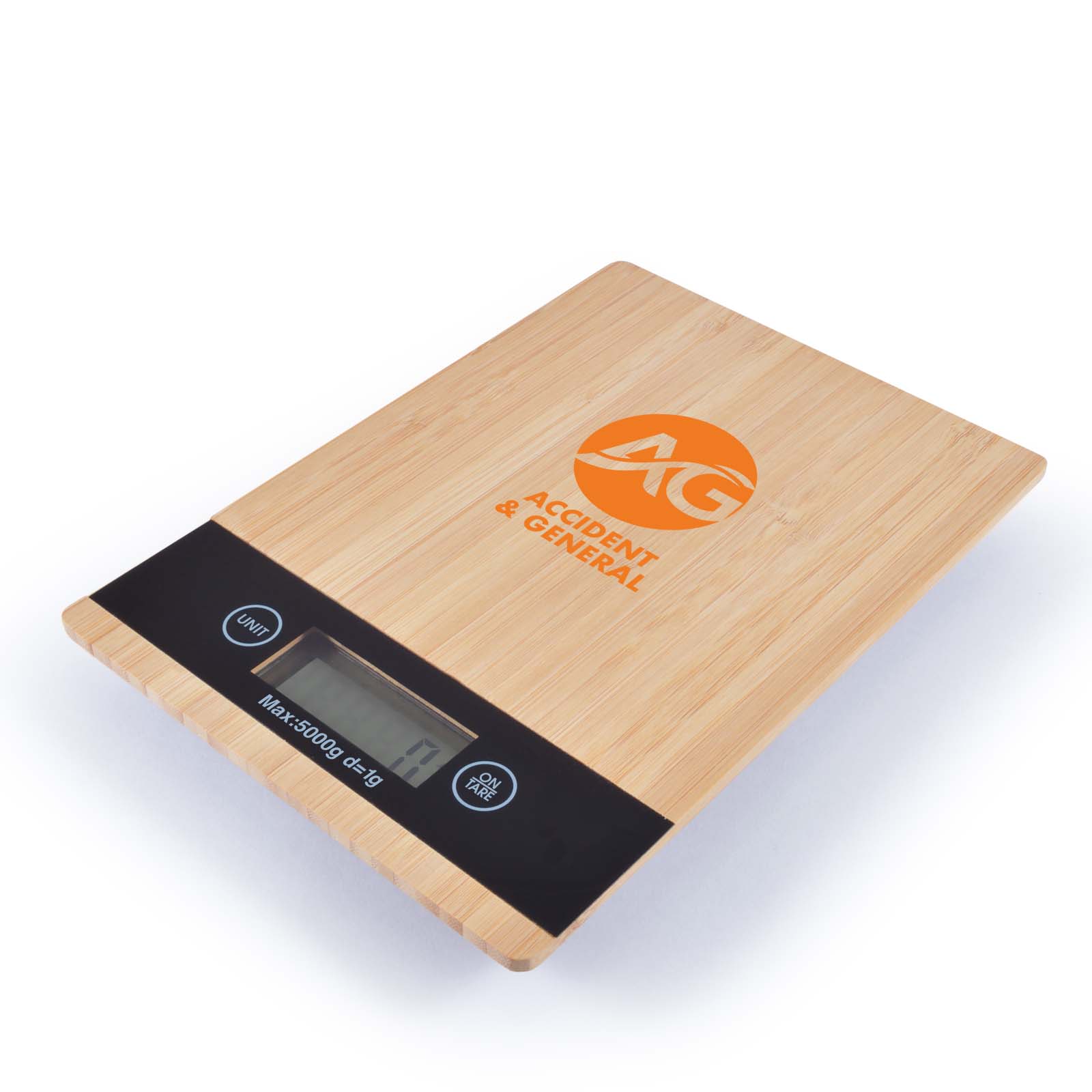 Hercules Kitchen Scales – Misc Homeware – Logo Line – available in Bamboo – photo 1 of 5