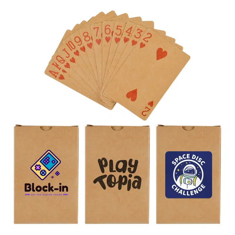 Chase Recycled Playing Cards – Games – available in beige colour