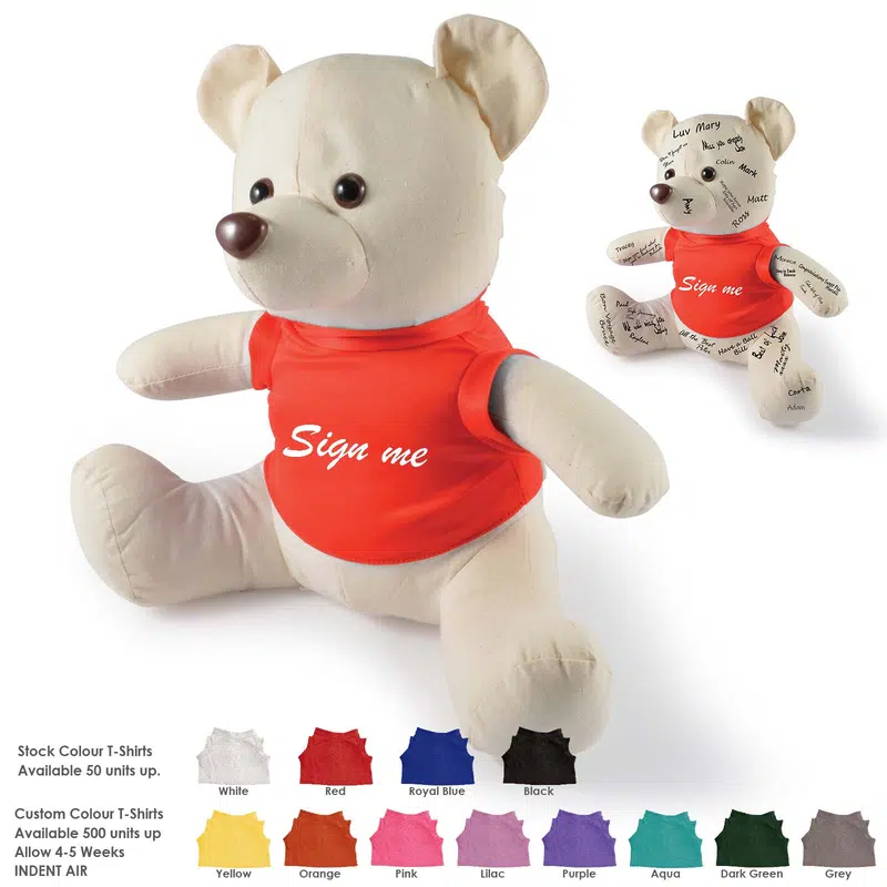The Original Signature Calico Bear – Soft Toys – available in beige, black, blue, green colours and 8 more