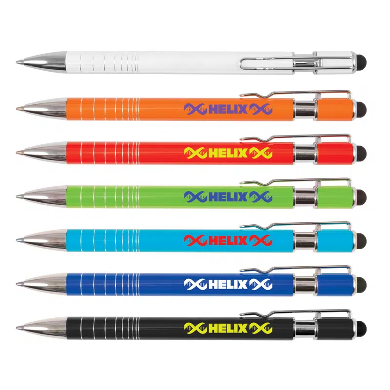 Helix Pen / Stylus – Stylus Pens – available in black, blue, green, orange colours and 2 more