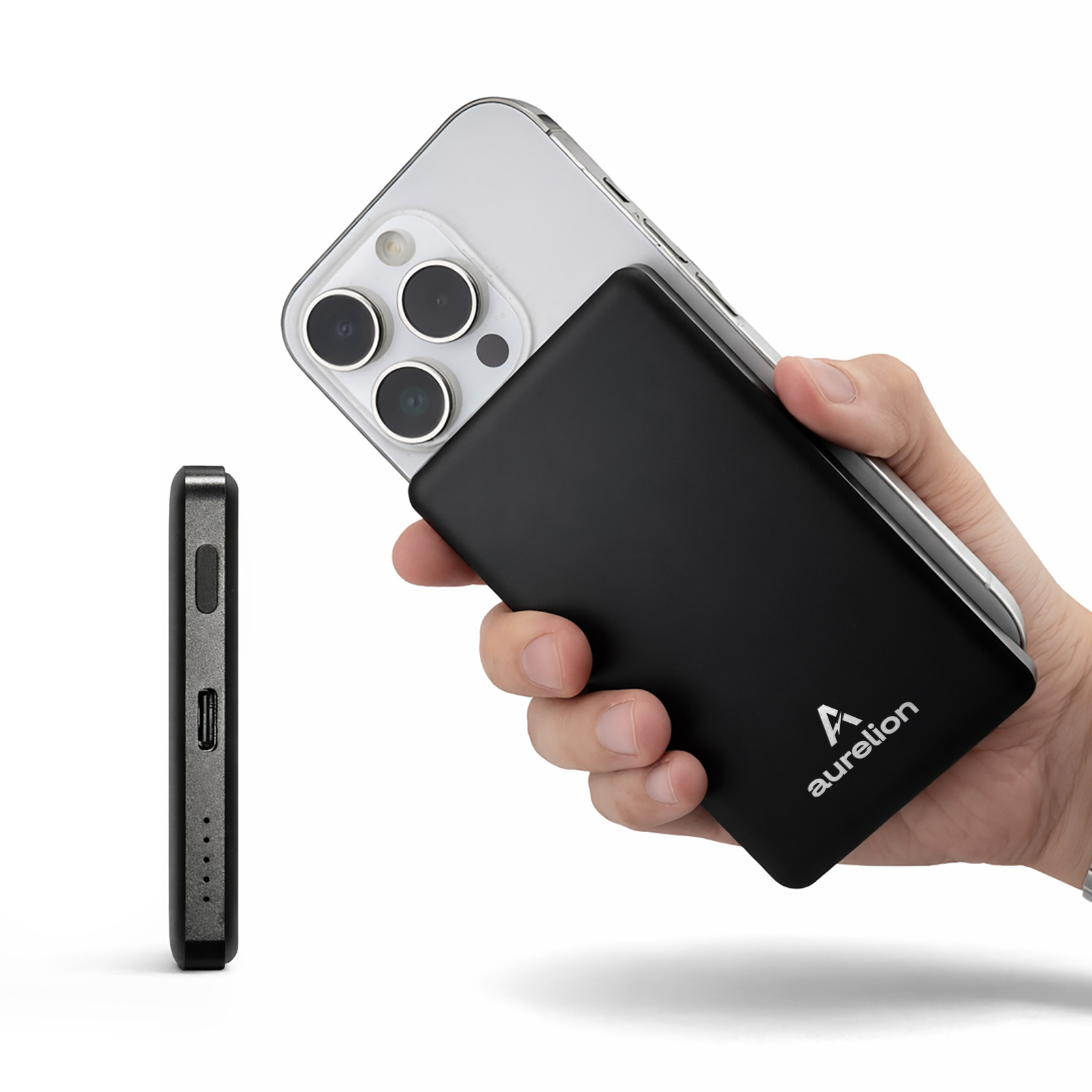Axial by Nomis 5,000mAh Solid State Power Bank – Powerbanks – available in black colour