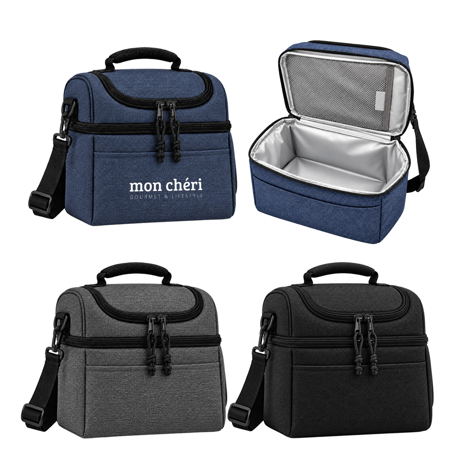 Kanto Cooler Bag – Cooler Bags – Logo Line – available in Black, Grey, Navy Blue – photo 1 of 28