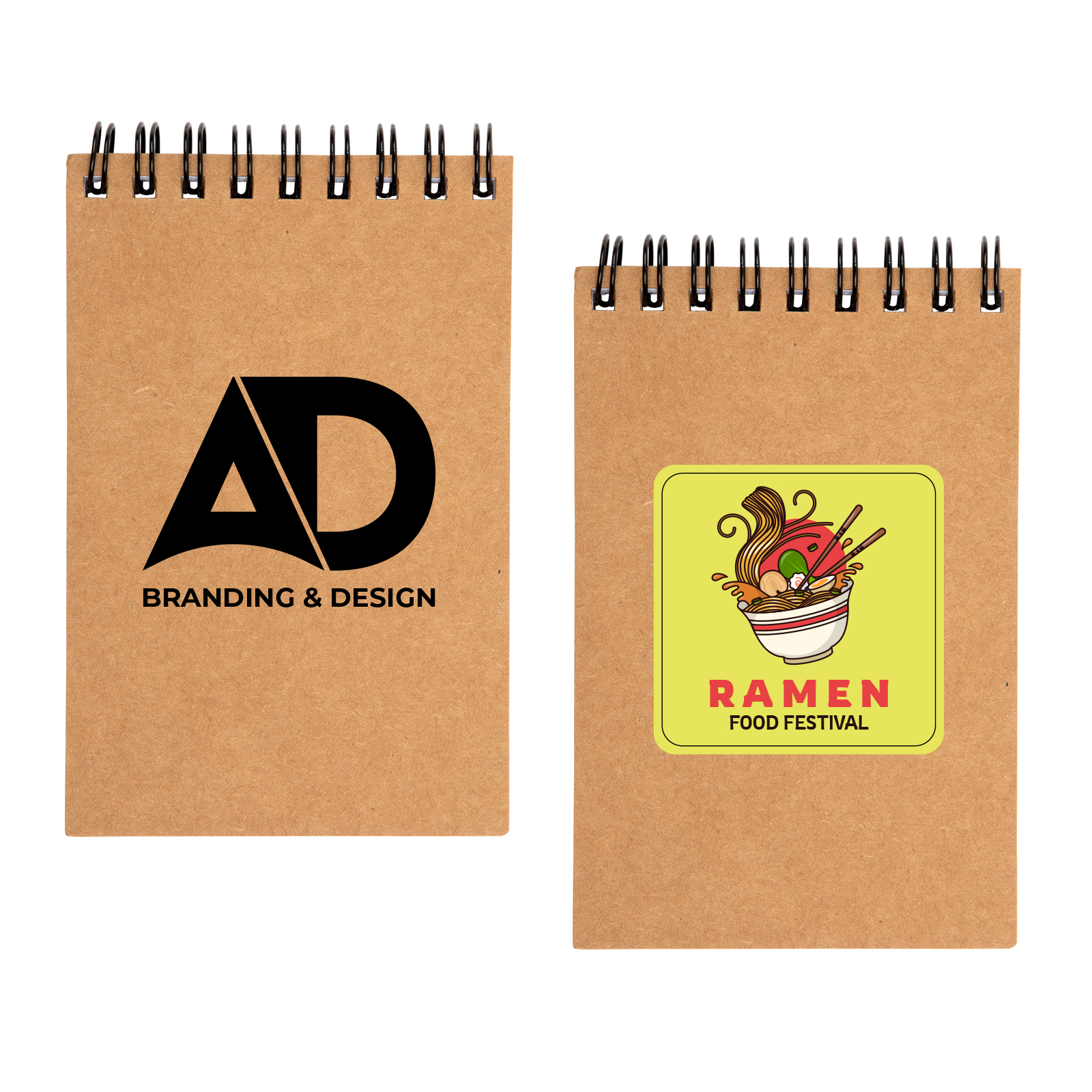 Survey Spiral Pocket Notebook – Notebooks – Logo Line – available in Natural – photo 1 of 4
