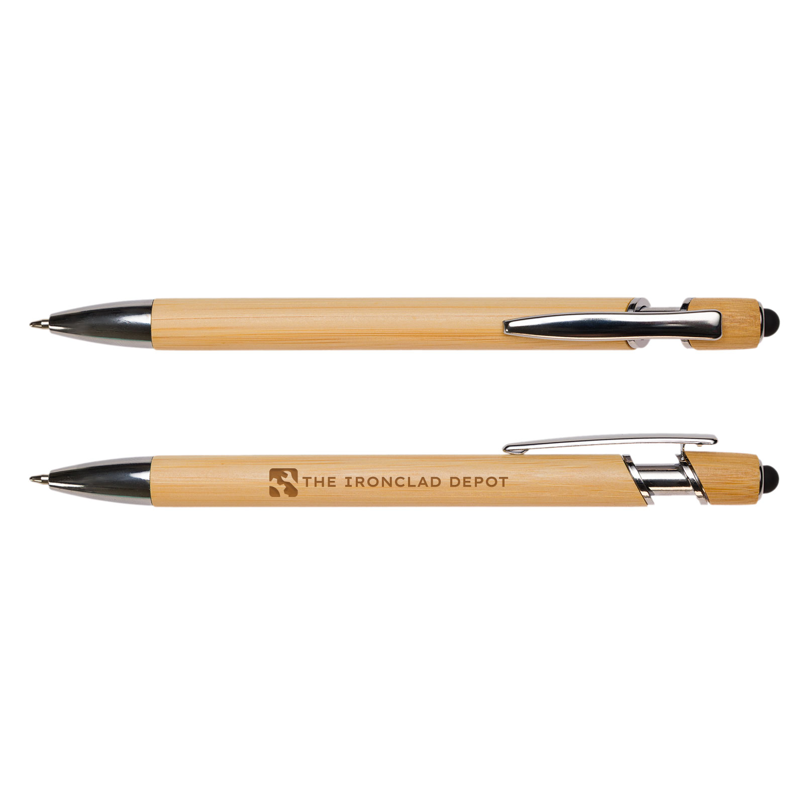 Miami Bamboo Pen – Stylus Pens – Logo Line – available in Bamboo – photo 1 of 9
