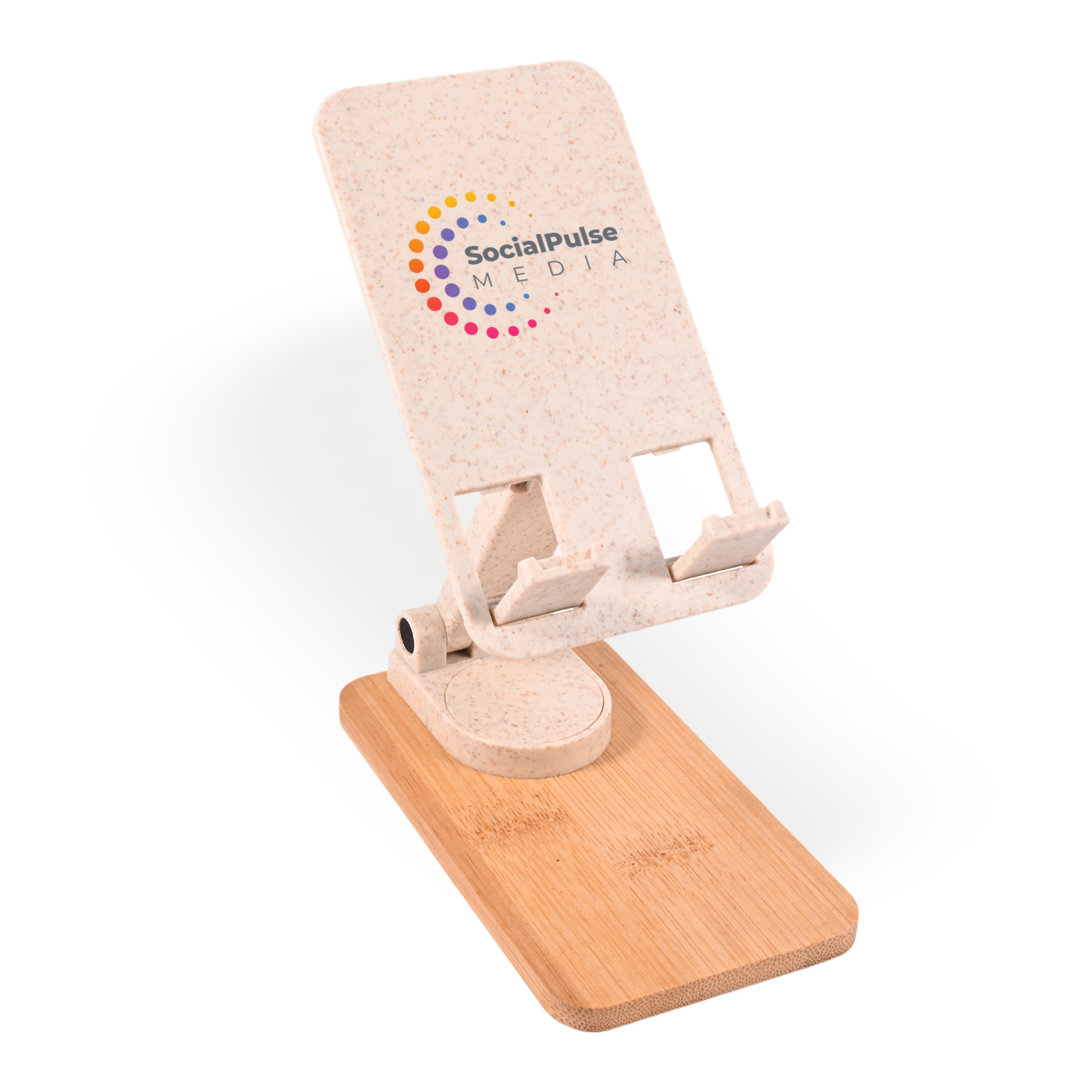 Whyalla Phone Stand – Phone Stands – Logo Line – available in Bamboo and Wheat straw – photo 1 of 7