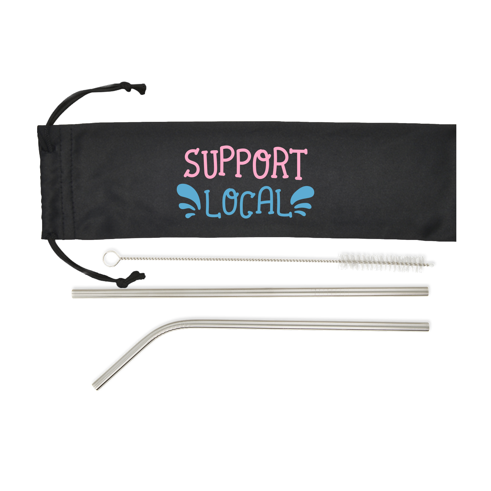 Fizz Straw Set – Misc Drinkware – Logo Line – available in Black – photo 1 of 6