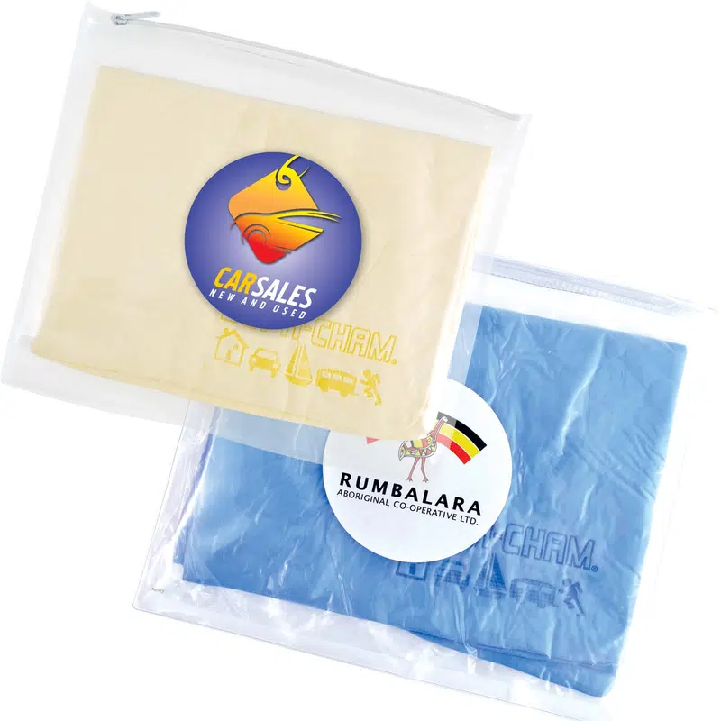 Supa Cham Chamois in Pouch – Auto Accessories – available in white colour
