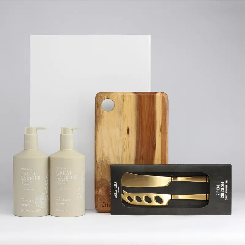 The Pamper & Entertain Edit – Gift Sets – available in white colour