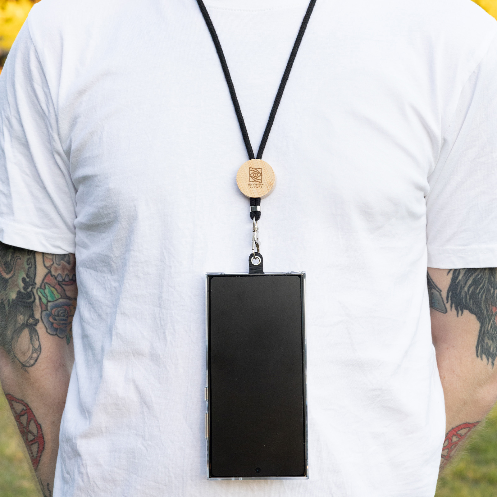 Shadow Phone Neck Lanyard – Lanyards – Logo Line – available in Black – photo 1 of 11