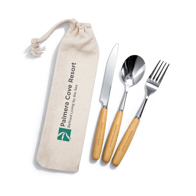 Savour Cutlery Set in Pouch – Misc Homeware – available in silver colour