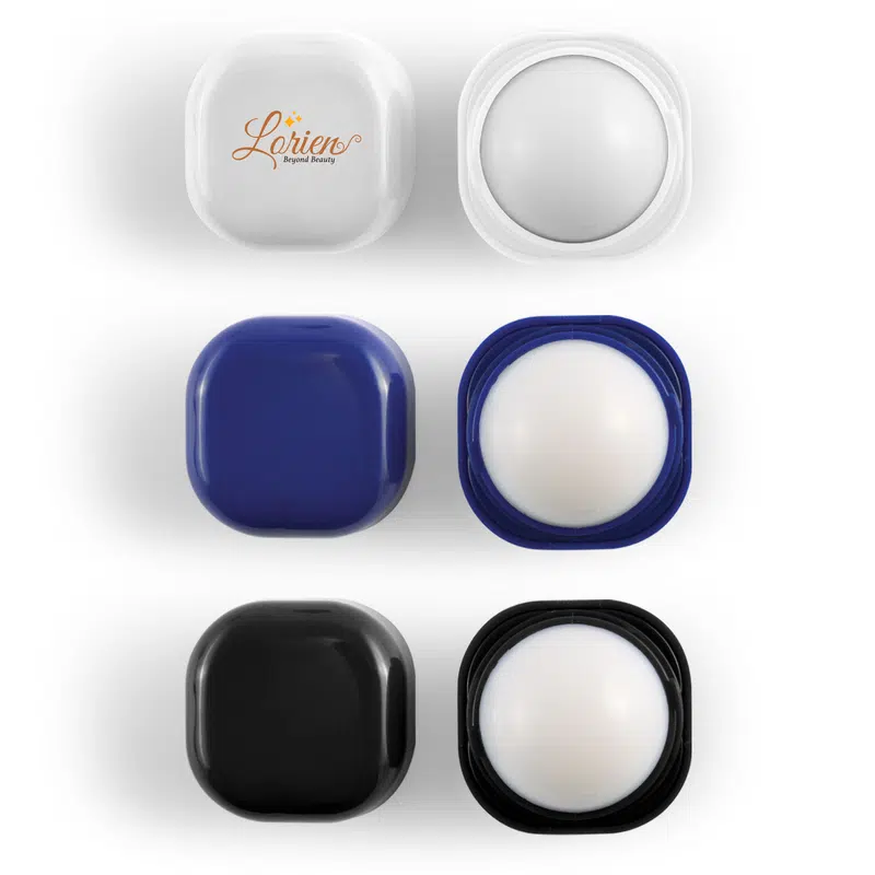 Cube Lip Balm – Lip Balms – available in black, blue, white colours