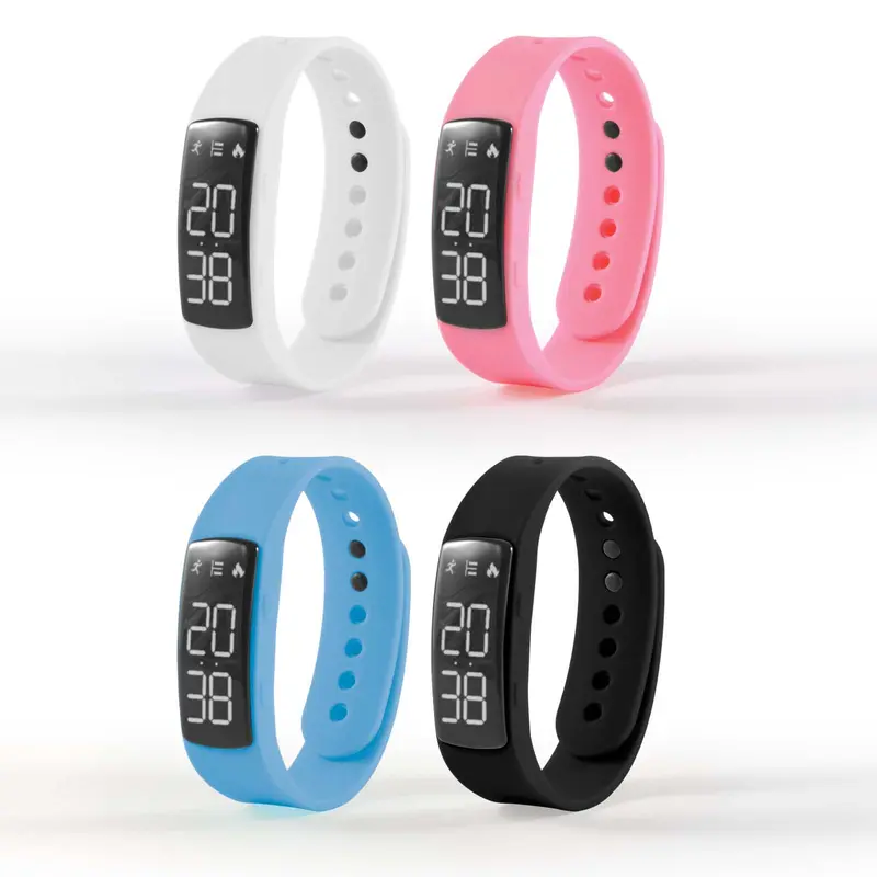 Endurance Pedometer MKII – Fitness Bands – available in black, blue, pink, white colours
