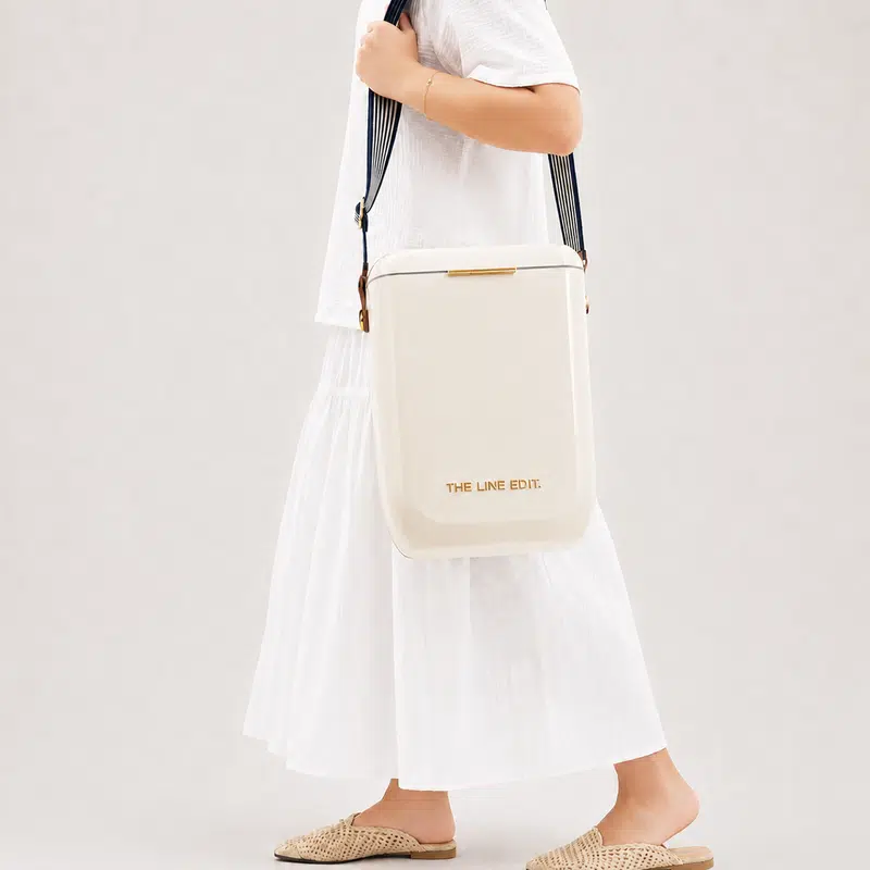 Pavilion Cooler by The Line Edit. – Cooler Bags – available in beige, blue, grey colours