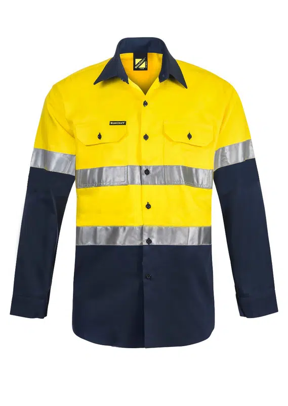 Two Tone L/S Shirt IND Tape