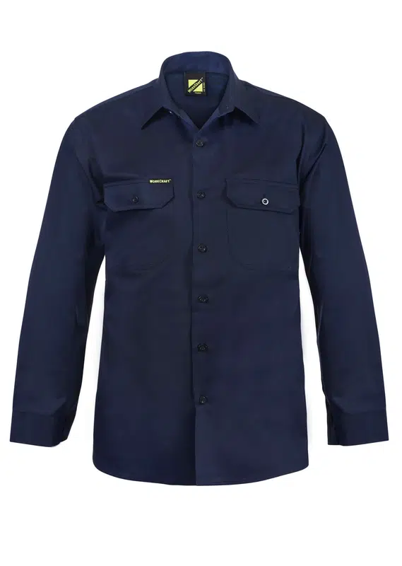Long Sleeve Cotton Drill Shirt