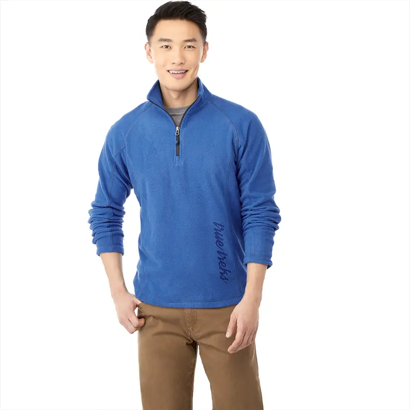 Bowlen Polyfleece Qtr Zip - Mens – Hoodies – available in black, blue, grey, red colours
