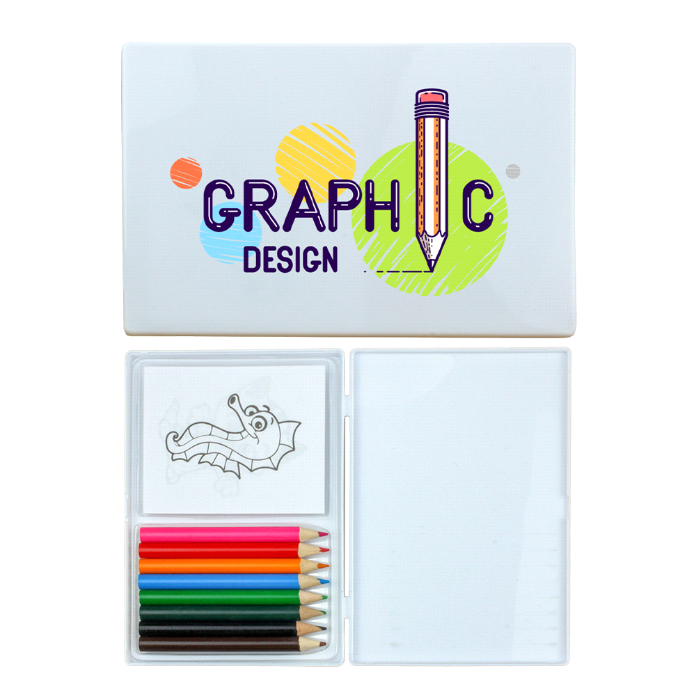 Colouring Set – Crayons & Colouring Sets – The Range – available in White – thumbnail 4 of 6