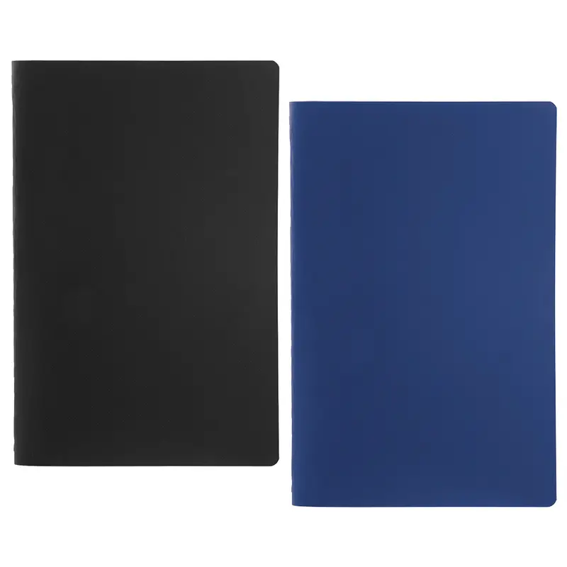 Solid Saddlestitch Bound JournalBook – Diaries – available in black colour