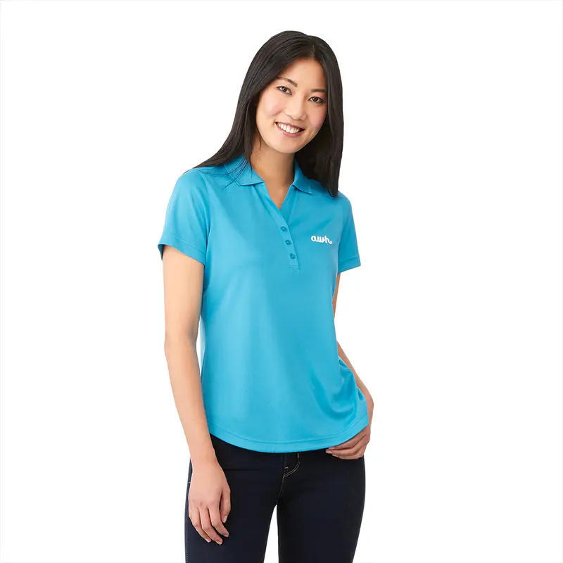 Otis Short Sleeve Polo - Womens – Polo Shirts – available in black, blue, grey, pink colours and 2 more