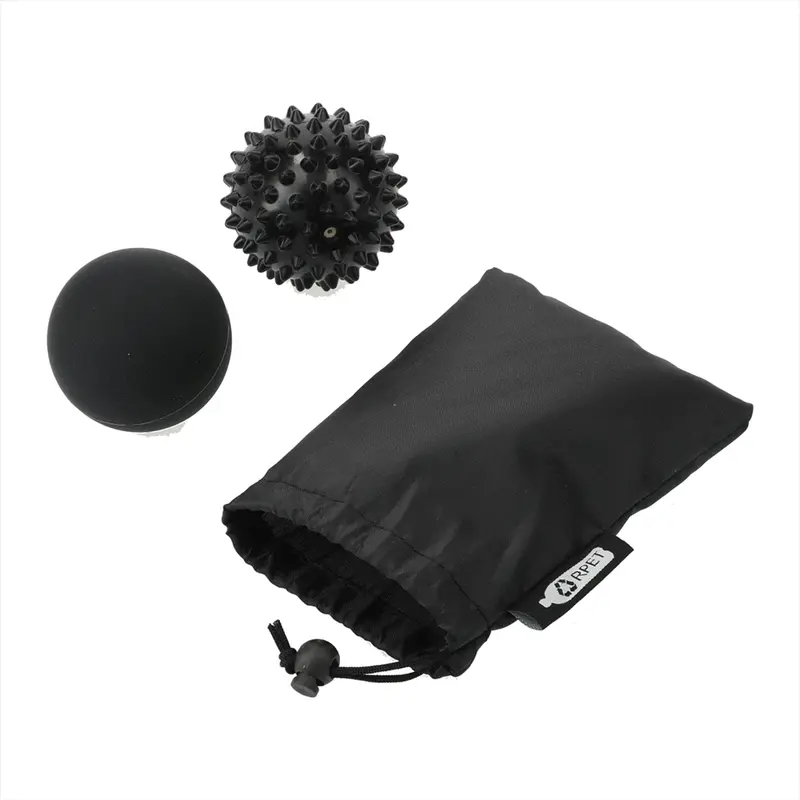Oasis 2 Piece Massage Ball Set – Travel Bags – available in black colour