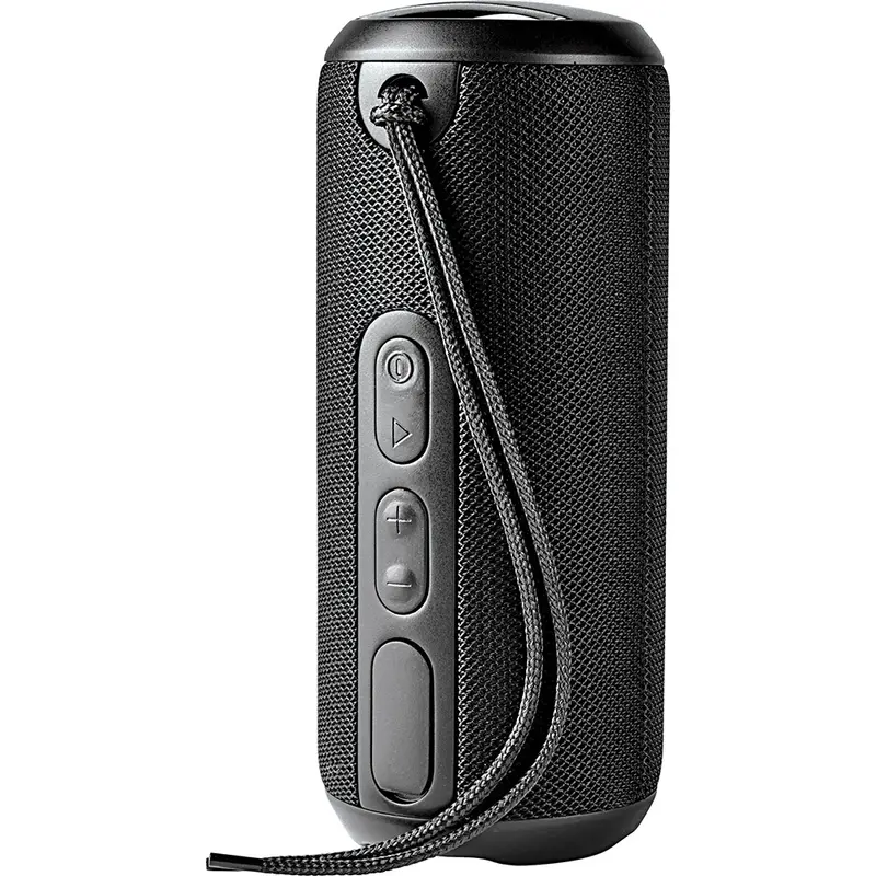 Rugged Fabric Waterproof Bluetooth Speaker – Towels – available in black colour