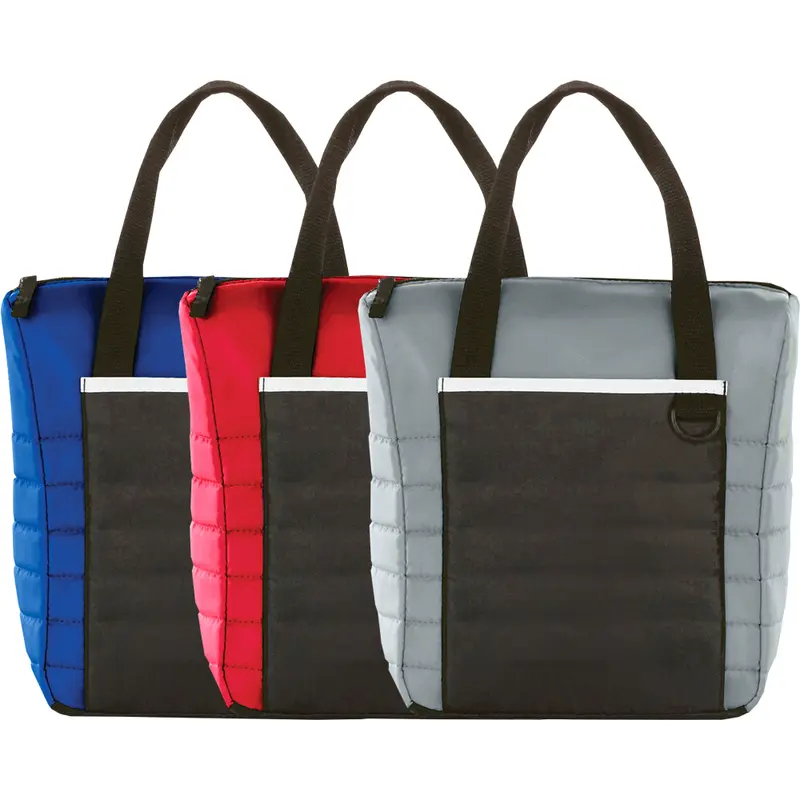 Quilted 12-Can Lunch Cooler 10L – Cooler Bags – available in blue, grey, red colours