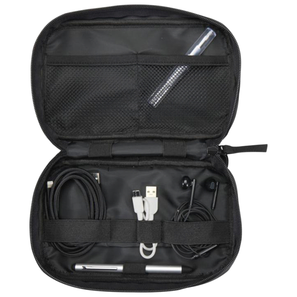 Resi Plus GRS Recycled Tech Pouch 1L – Travel Bags – The Range – available in Black – thumbnail 8 of 8