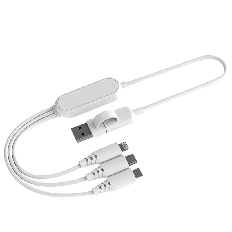 Fast Charging Multi Cable 100W – Car Chargers – available in white colour