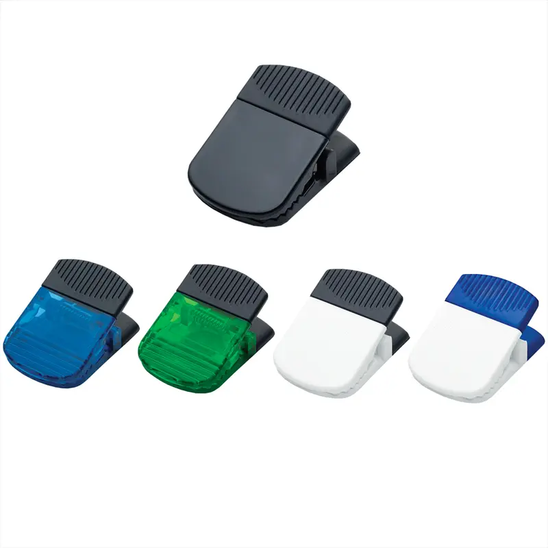 Jumbo Magnetic Memo Holder / Clip – Fridge Magnets – available in black, blue, green, white colours