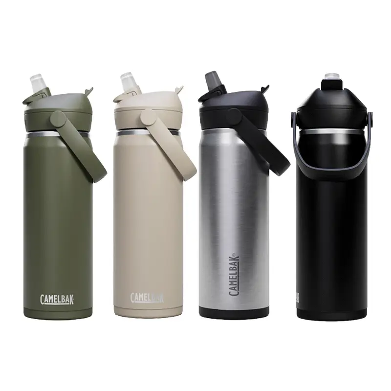 CamelBak - Thrive Flip Straw VSS 0.6L – Drink Bottles – available in black, green, silver colours