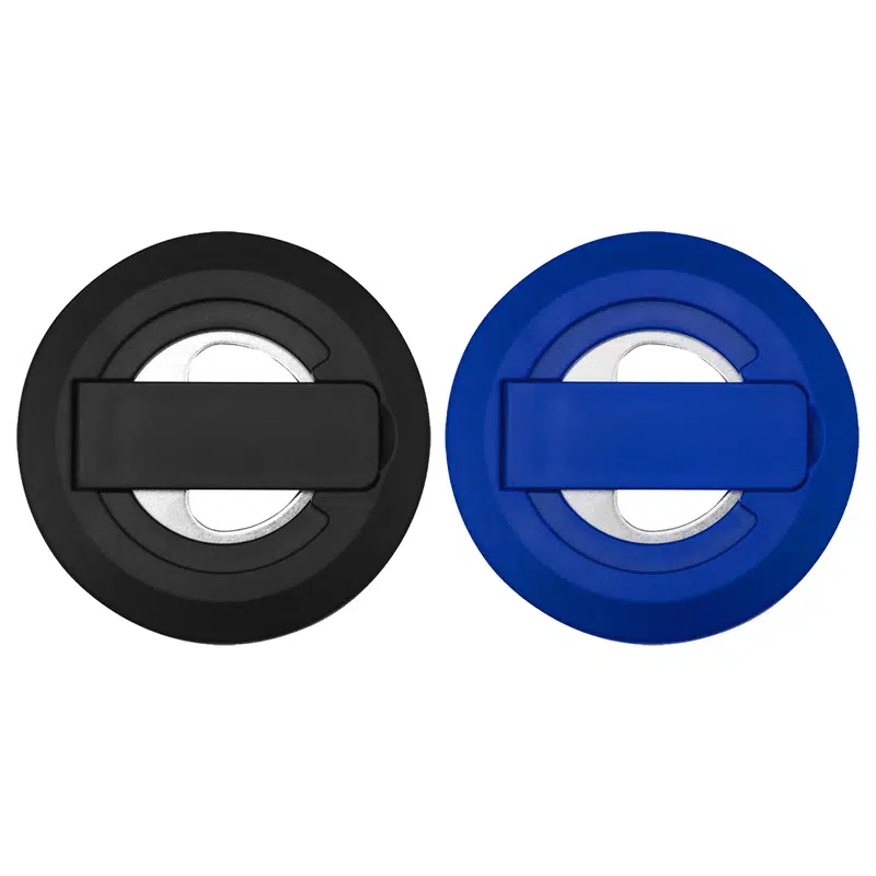 Ain Recycled Plastic Magnetic Phone Stand with Bottle Opener – available in black colour
