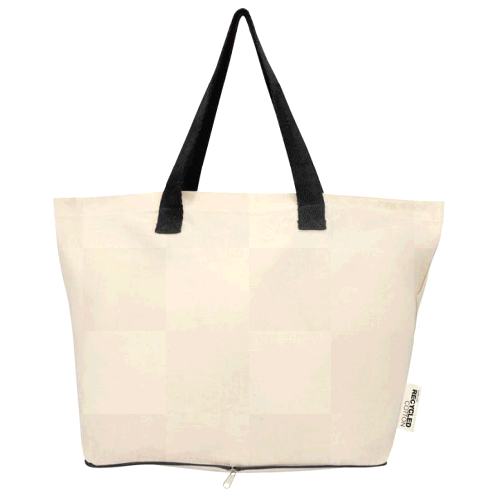 Sierra Foldable GRS Recycled  Cotton Tote Bag