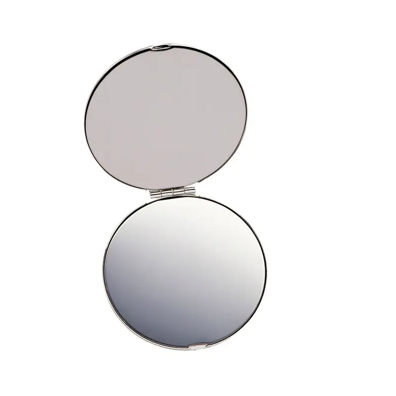 Silver Compact Mirror – Travel Bags – available in silver colour