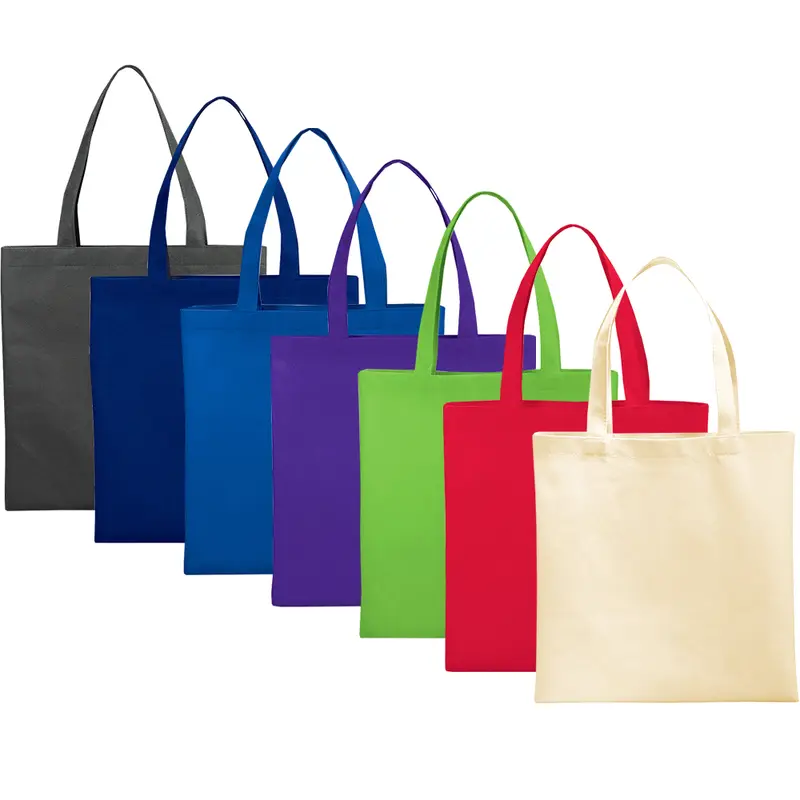 Small Zeus Non-Woven Convention Tote – Shoppers – available in black, blue, green, purple colours and 1 more