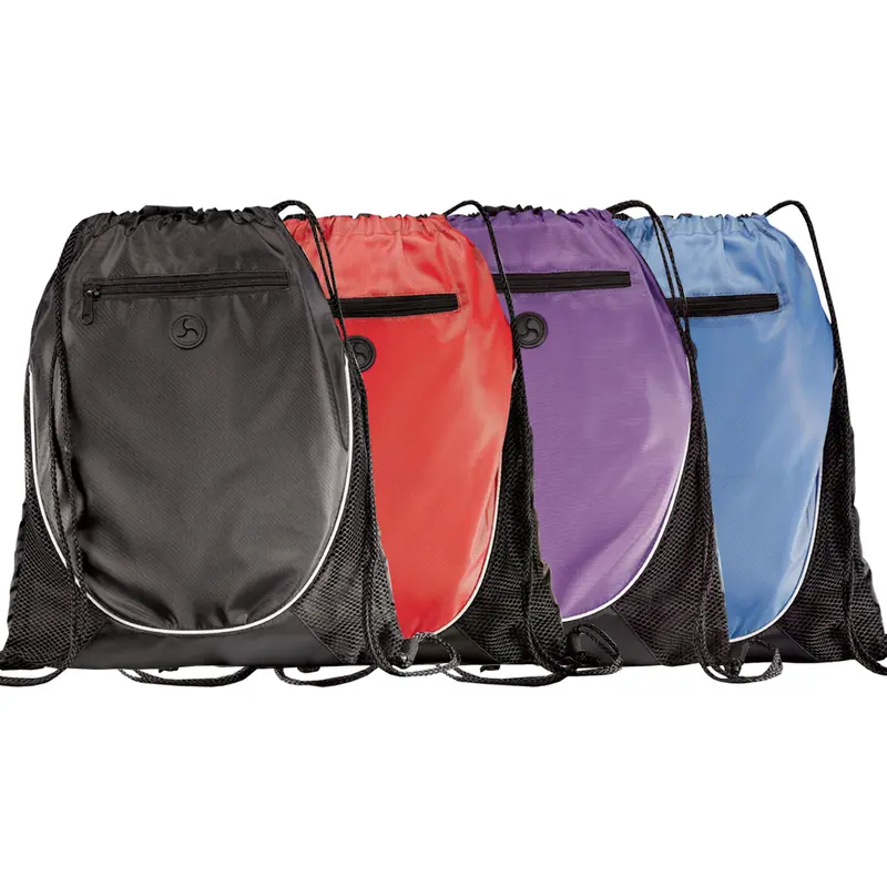Peek Drawstring Sportspack – Drawstring Bags – available in black, blue, purple, red colours