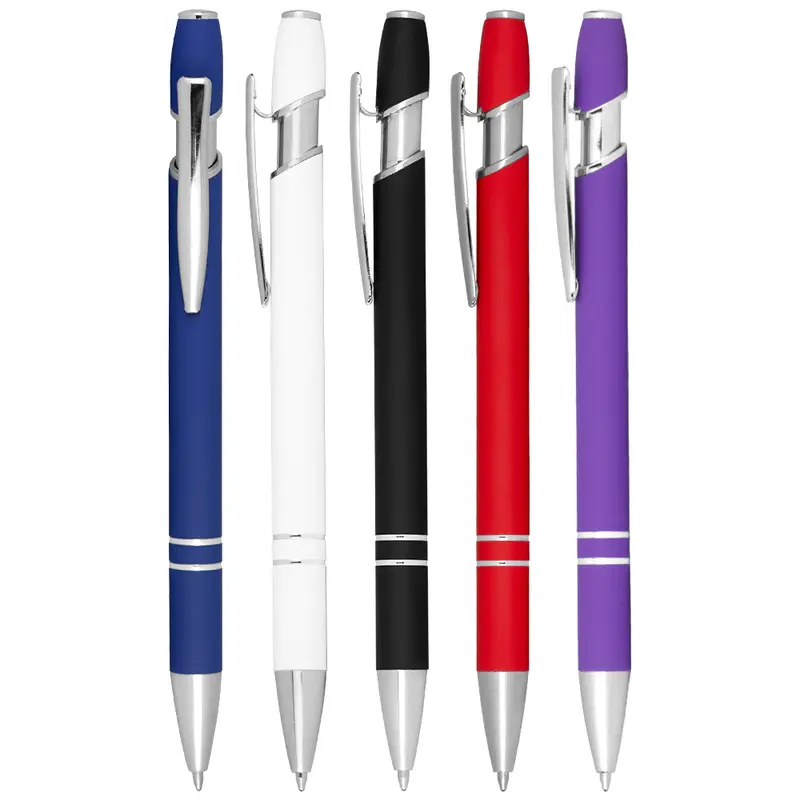 Talara Click Action Ballpoint Pen – Metal Pens – available in black, blue, purple, red colours