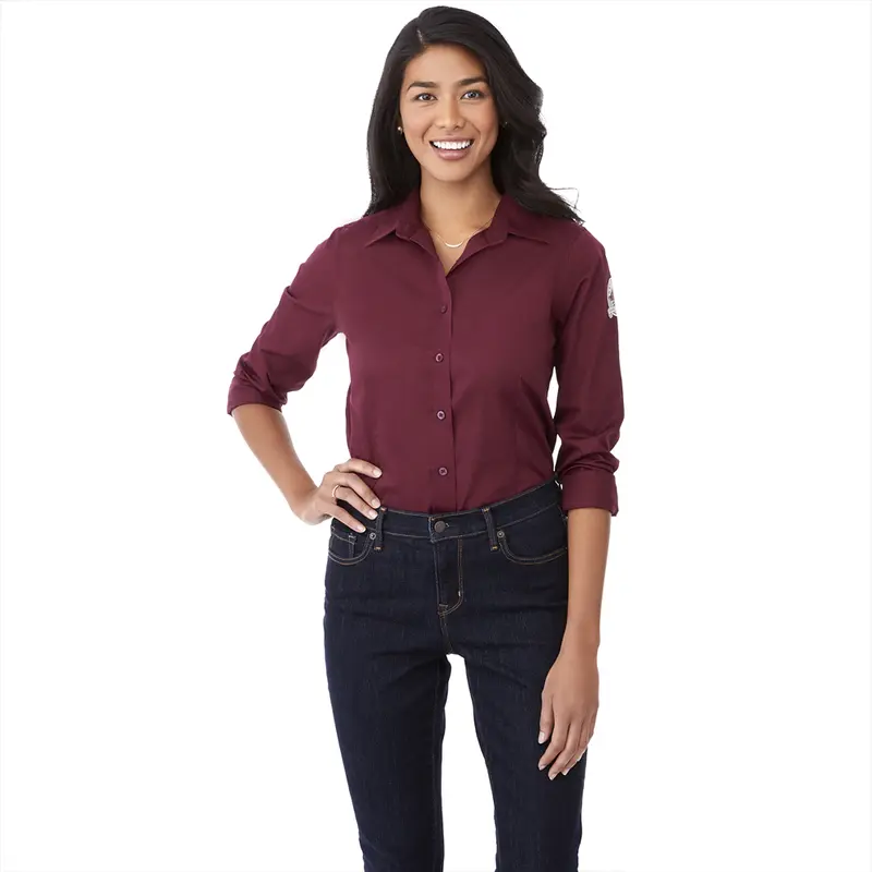Wilshire Long Sleeve Shirt - Womens – Shirts – available in beige, black, blue, green colours and 4 more