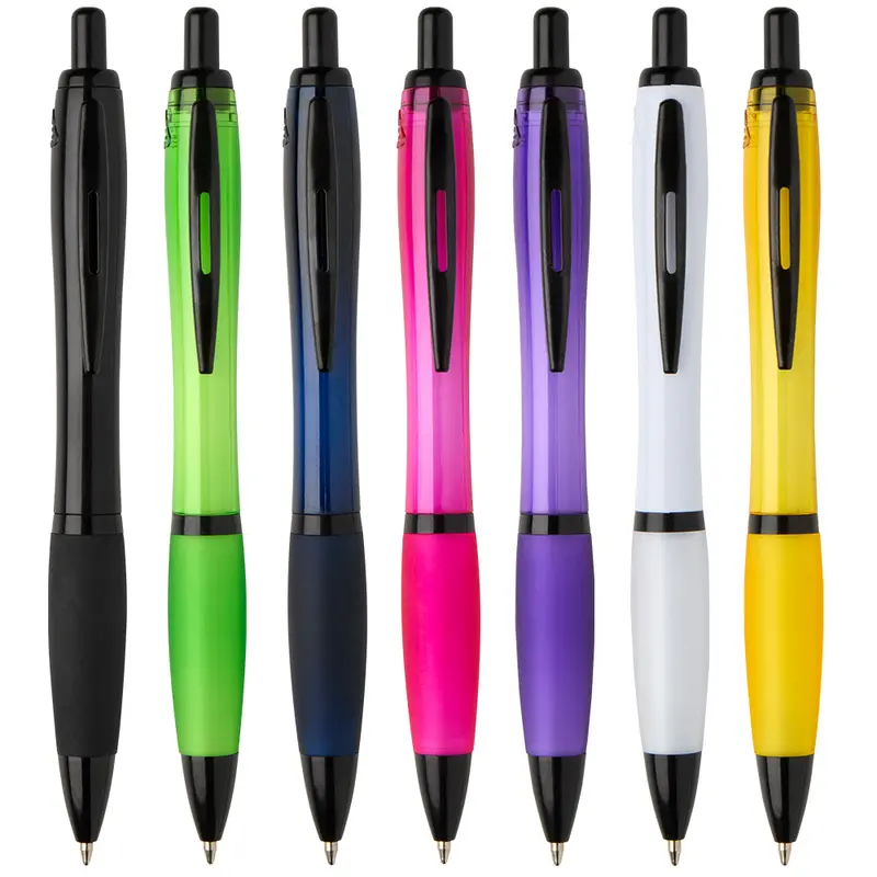 Nash Recycled Black Pen – Eco Pens – available in black, blue, green, pink colours and 2 more