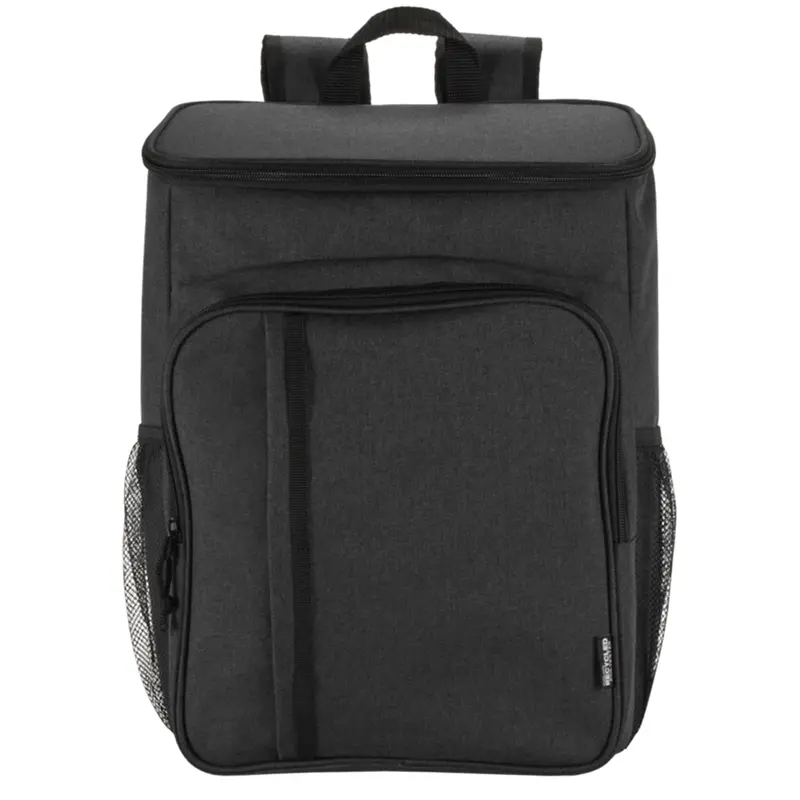 Tundra GRS RPET Picnic Cooler Backpack w/ Cutlery Set 20L – Cooler Bags – available in black colour