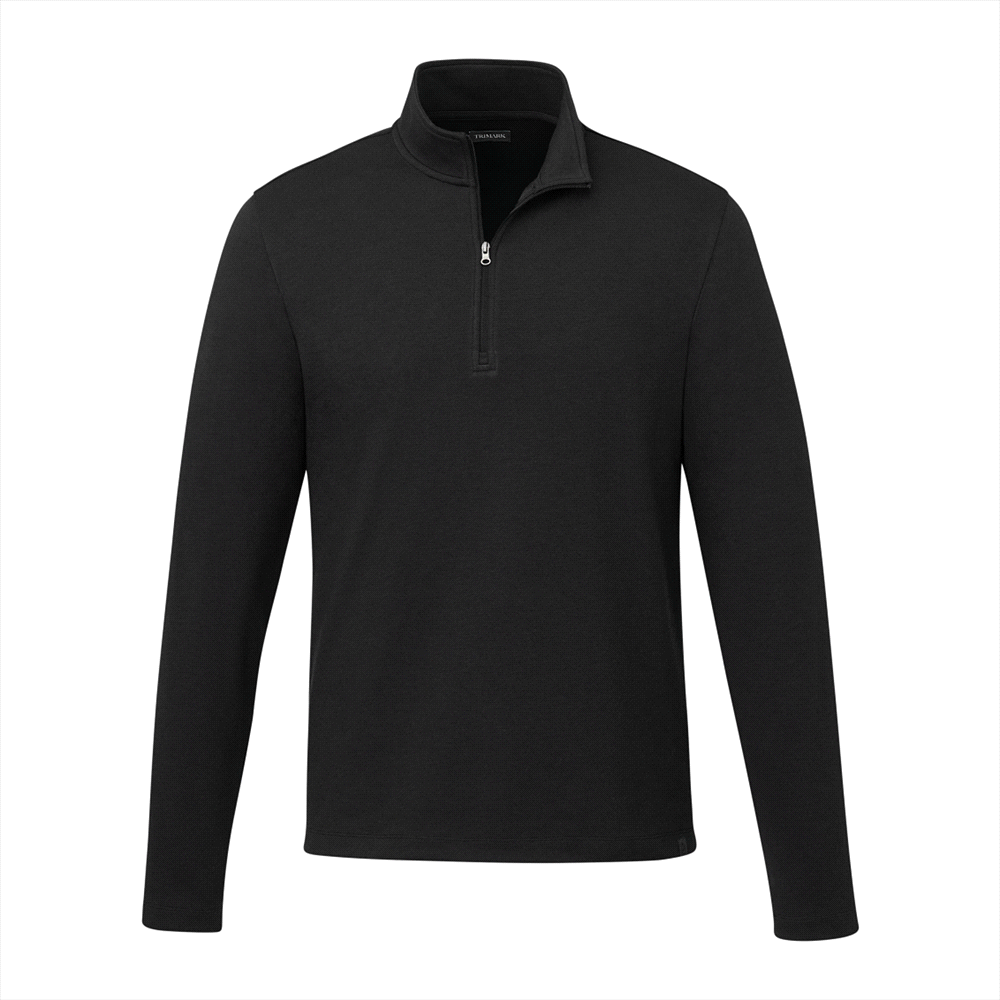 Rigi Eco Knit Quarter Zip - Mens – Jackets – Apparel Range – available in Black, Heather Grey, Vintage Navy – thumbnail 5 of 22