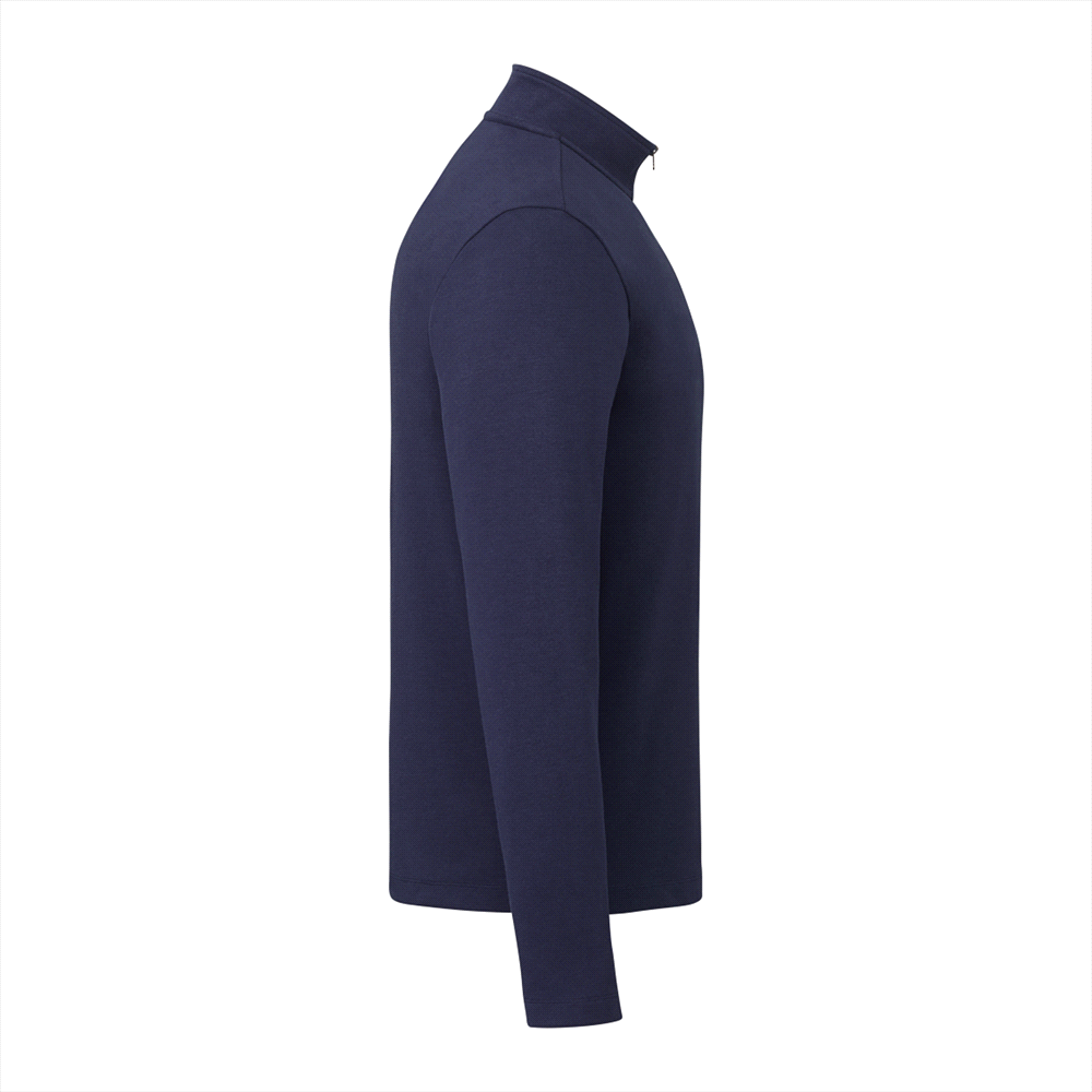 Rigi Eco Knit Quarter Zip - Mens – Jackets – Apparel Range – available in Black, Heather Grey, Vintage Navy – thumbnail 11 of 22