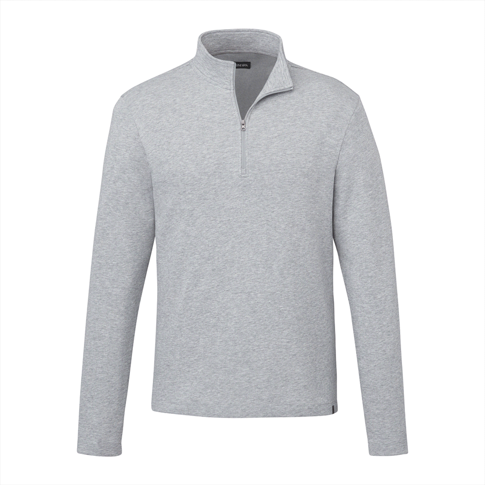 Rigi Eco Knit Quarter Zip - Mens – Jackets – Apparel Range – available in Black, Heather Grey and Vintage Navy – thumbnail 3 of 22