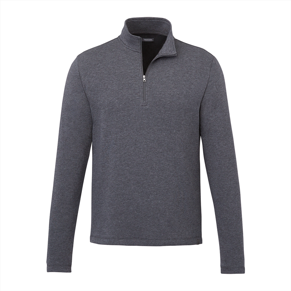 Rigi Eco Knit Quarter Zip - Mens – Jackets – Apparel Range – available in Black, Heather Grey, Vintage Navy – thumbnail 4 of 22