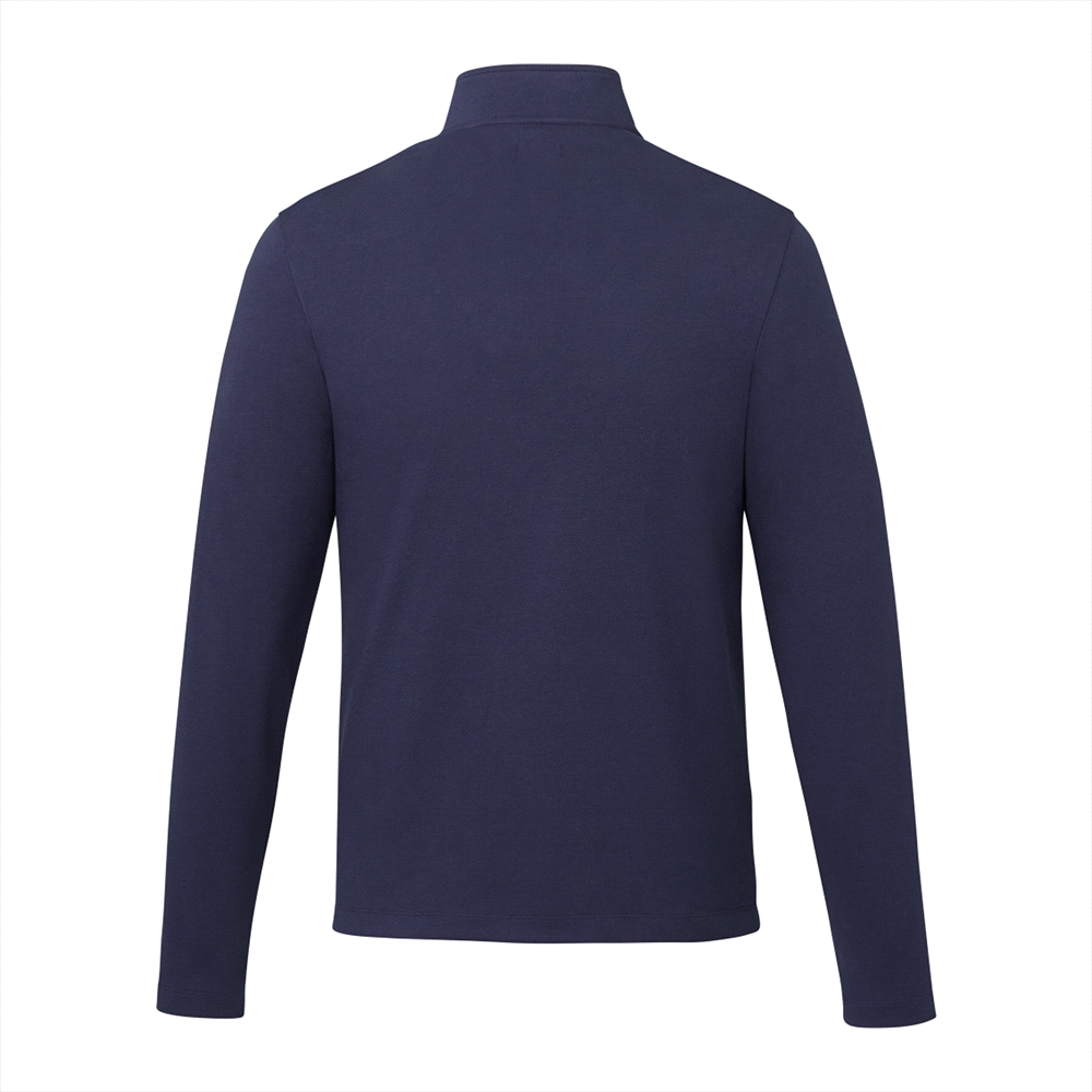 Rigi Eco Knit Quarter Zip - Mens – Jackets – Apparel Range – available in Black, Heather Grey, Vintage Navy – thumbnail 13 of 22