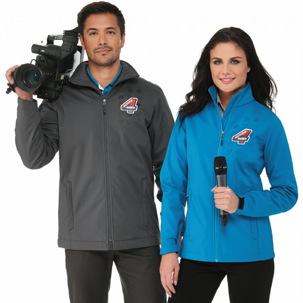 Maxson Softshell Jacket - Mens – Jackets – Apparel Range – available in Black, Forest Green, Grey Storm, Navy and 1 more – thumbnail 4 of 20