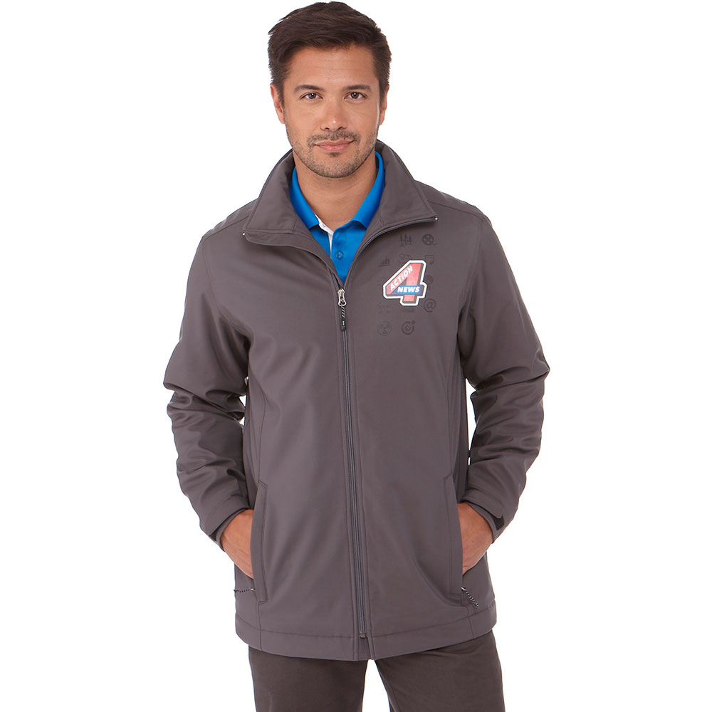 Maxson Softshell Jacket - Mens – Jackets – Apparel Range – available in Black, Forest Green, Grey Storm, Navy and 1 more – thumbnail 3 of 20