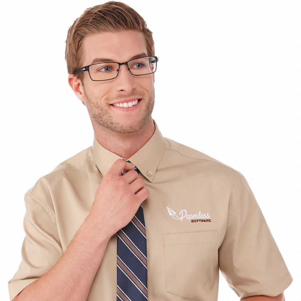 Stirling Short Sleeve Shirt - Mens – Shirts – Apparel Range – available in Black, Blue, Desert Khaki, Forest Green and 4 more – thumbnail 5 of 29