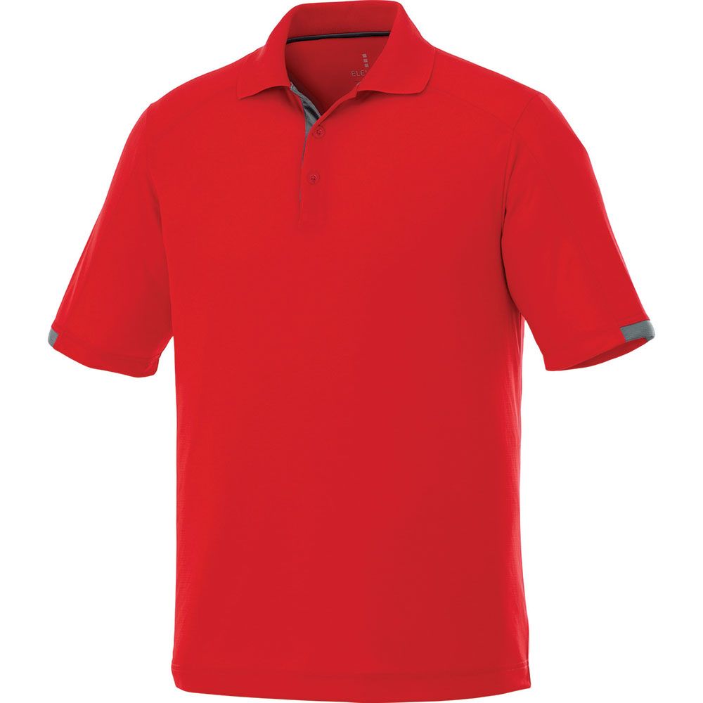 Kiso Short Sleeve Polo - Mens – Polo Shirts – Apparel Range – available in Black/White, Navy/White, Red/Steel Grey, Steel Grey/White and White/Steel Grey – thumbnail 6 of 21