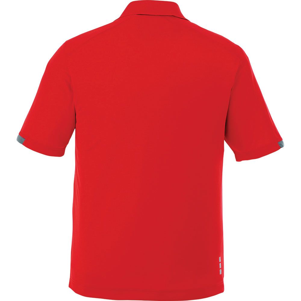 Kiso Short Sleeve Polo - Mens – Polo Shirts – Apparel Range – available in Black/White, Navy/White, Red/Steel Grey, Steel Grey/White and White/Steel Grey – thumbnail 15 of 21